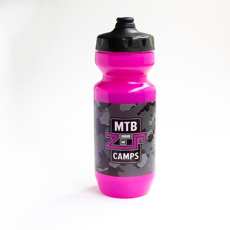 Camo Pink Party Water Bottle 22oz