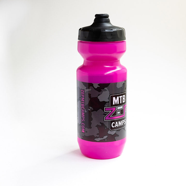 Camo Pink Party Water Bottle 22oz
