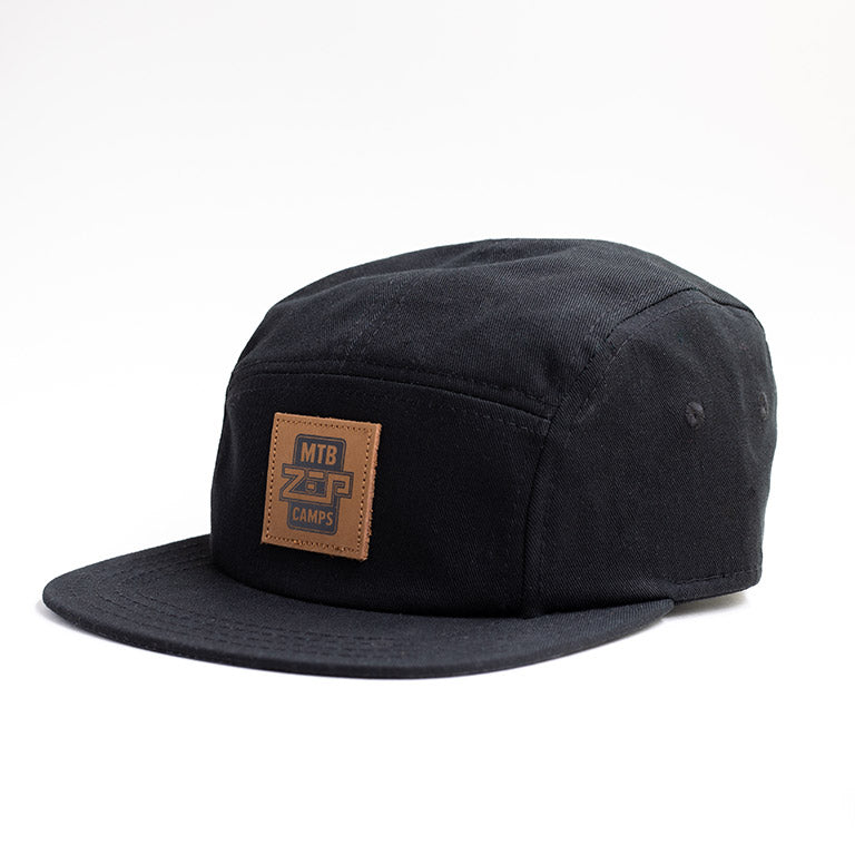 ZEP Storm 5 Panel Hat with Leather Patch (one size fits all)