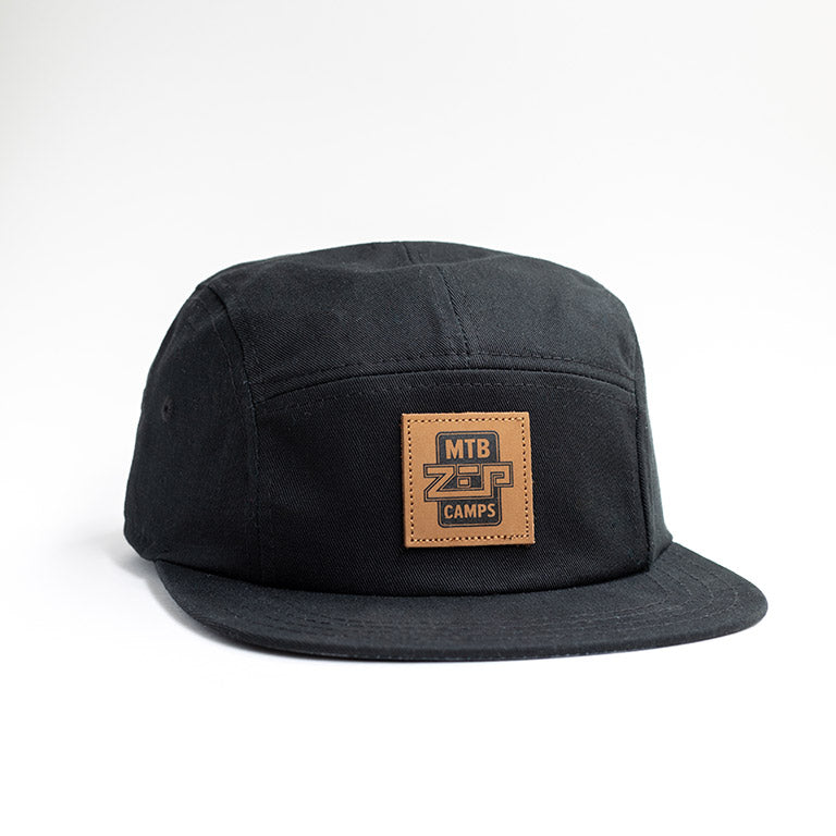 ZEP Storm 5 Panel Hat with Leather Patch (one size fits all)